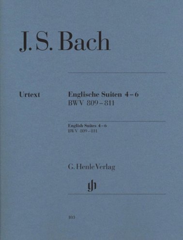 Suity angielskie 4-6, BWV 809-811