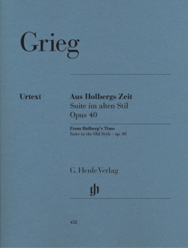 From Holberg's Time op. 40, Suite in the Old Style