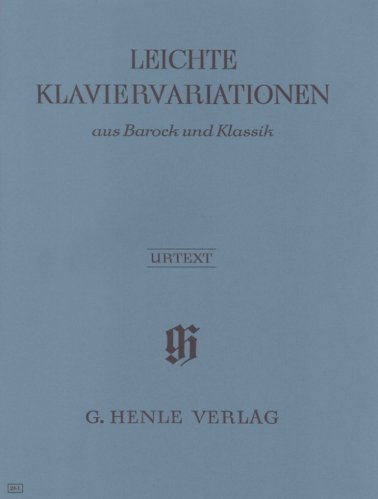 Easy Piano Variations from the Baroque and Classic Period