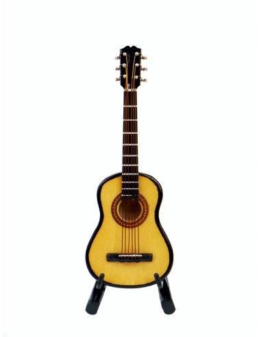 Gitara miniaturka z futerałem