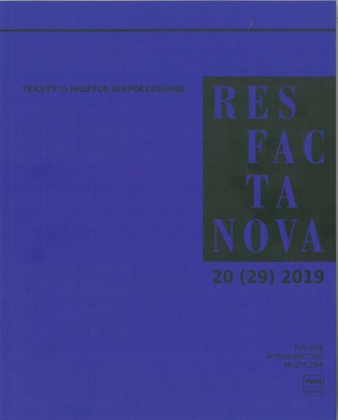 RES FACTA NOVA 20 (29) 2019