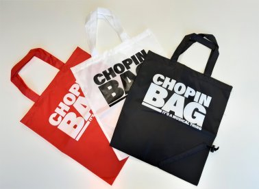 Torba na zakupy biała "Chopin bag"