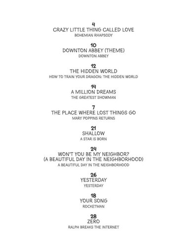 Hit Movie Songs for Beginning Piano Solo