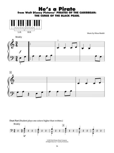 Piraci z Karaibów - 5-Finger Piano
