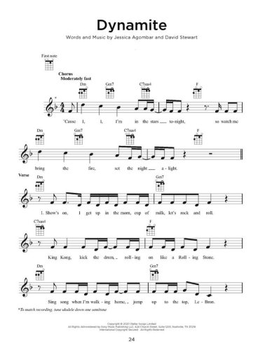 Chart Hits of 2020-2021 na ukulele