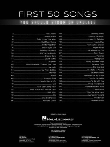 First 50 Songs You Should Strum on Ukulele