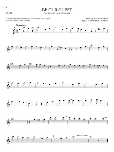 101 Disney Songs na flet