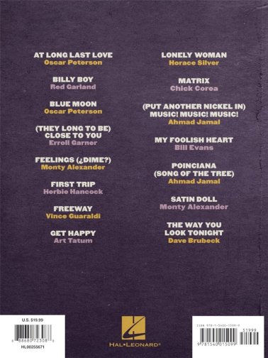 Jazz Piano Masterpieces