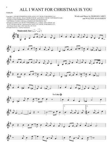 101 Christmas Songs na skrzypce