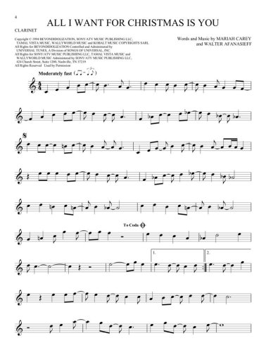 101 Christmas Songs na klarnet