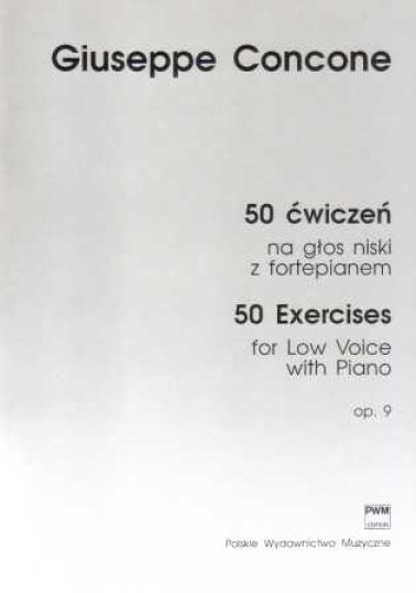 50 ćwiczeń na głos niski z fortepianem