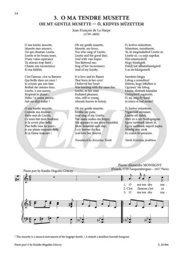 Panorama of Songs 1a na głos wysoki i fortepian