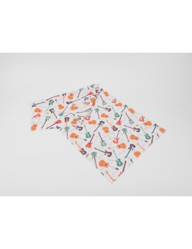 Komin / bandana biała w gitary
