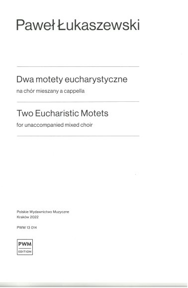 Dwa motety eucharystyczne