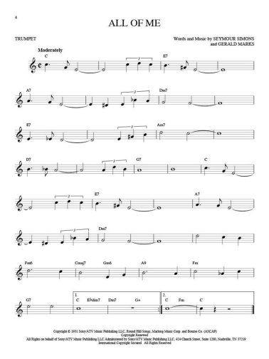 101 Jazz Songs na trąbkę