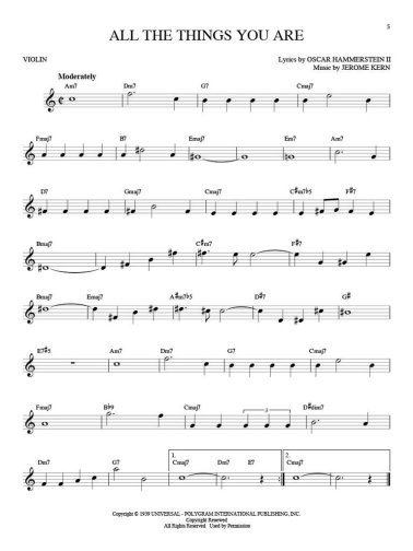 101 Jazz Songs na skrzypce