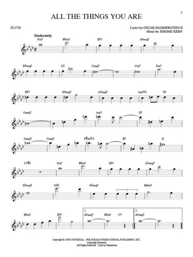 101 Jazz Songs na flet