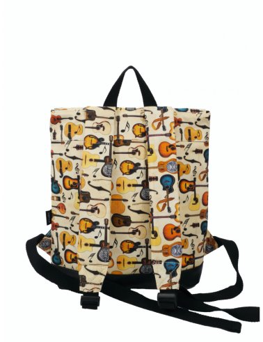 Plecak "Passionate" w gitary - kremowy
