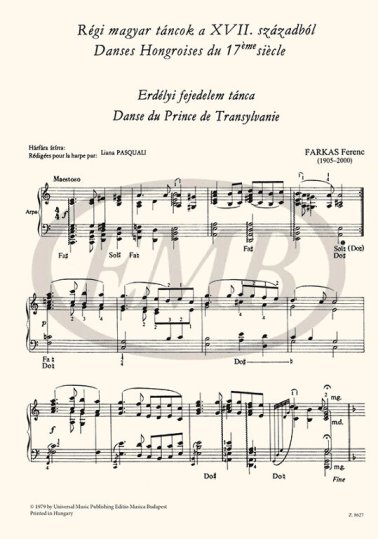 Early Hungarian Dances from the 17th Century
