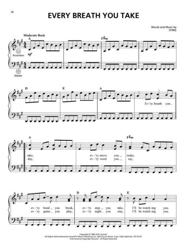 Easy Pop Songs na akordeon