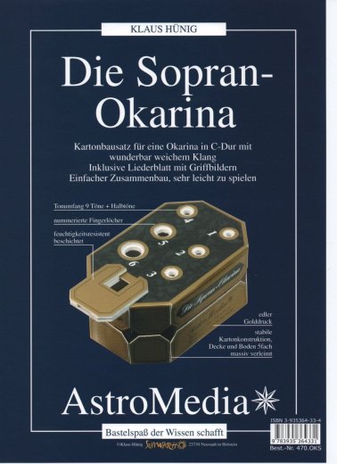 Grająca okaryna do samodzielnego montażu