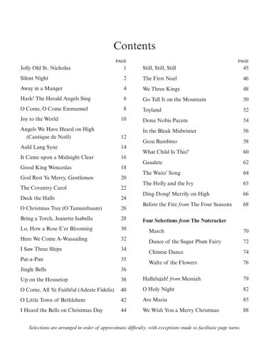 Treasury of Christmas Songs for Solo Piano