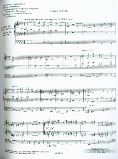 L'oeuvre d'Orgue de Jehan Alain