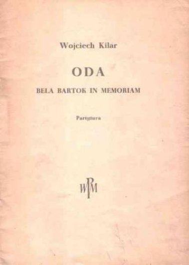 Oda Bela Bartók in memoriam