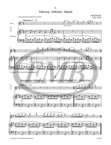 13 Easy Pieces For Flute And Piano (+CD)