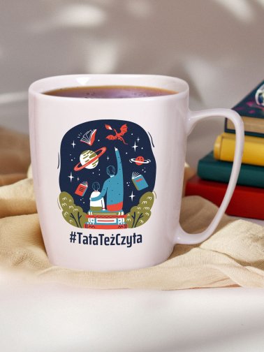 Kubek #Tata Też Czyta