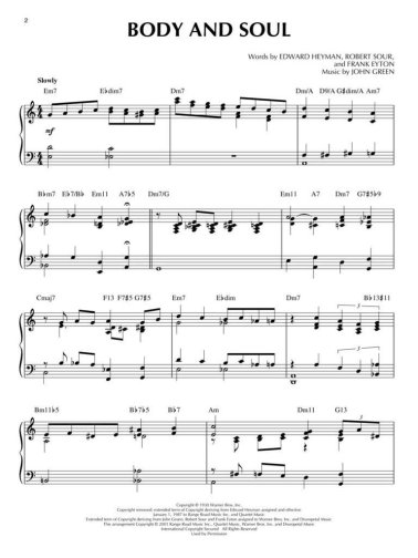 Jazz Ballads. Jazz Piano Solos Vol. 10