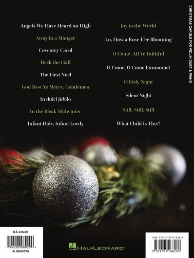 Christmas Carols For Violin Duet & Piano
