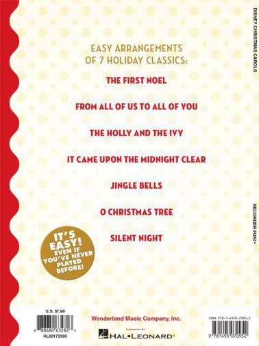 Disney Christmas Carols na flet prosty