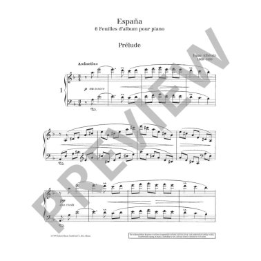 España op. 165; Deux danses espagnoles op. 164