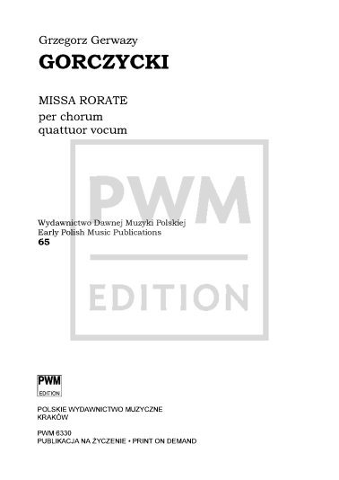Missa rorate