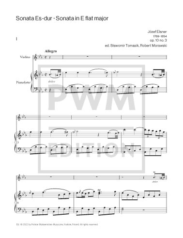 Sonata Es-dur op.10 nr 3