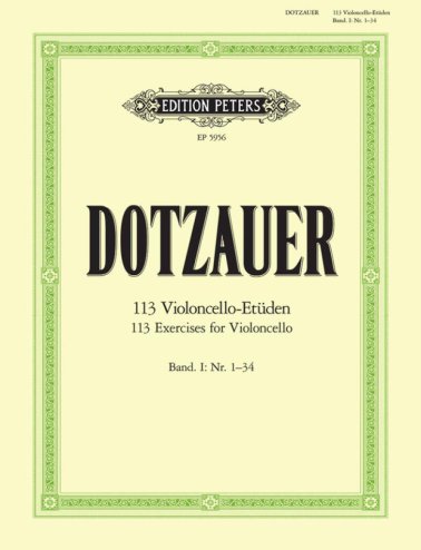 113 Exercises for solo cello, vol. 1