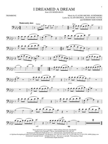 Piosenki z filmu "Narodziny gwiazdy" i innych musicali na puzon + Audio Access