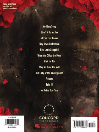 Hadestown Musical - Vocal Selections