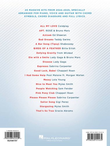 Chart Hits of 2024-2025 - PVG