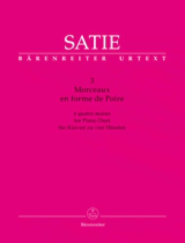 3 Morceaux en forme de Poire for Piano Duet