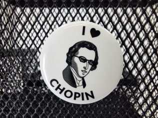 Przypinka - I love Chopin