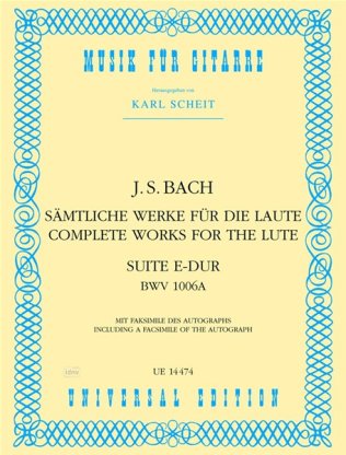 Suita E-dur BWV1006a na lutnię