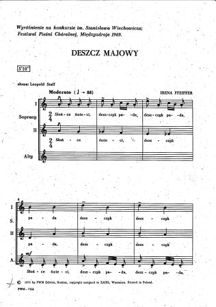 Deszcz majowy