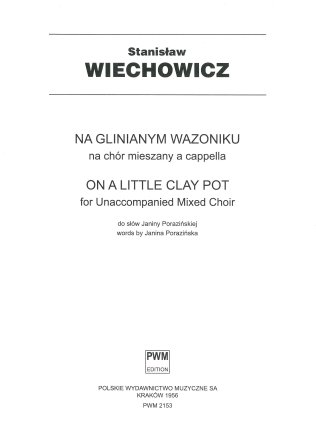 Na glinianym wazoniku