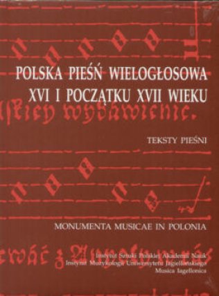 Polska pieśń wielogłosowa XVI i początku XVII wieku