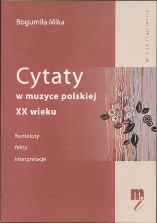 Cytaty w muzyce polskiej XX wieku