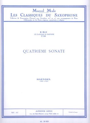IV Sonata na flet i fortepian