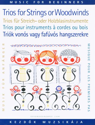 Tria na smyczki lub instrumenty dęte drewniane