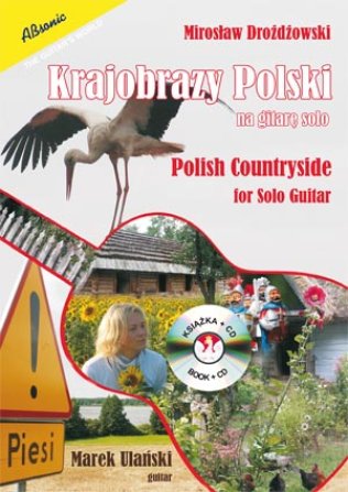 Krajobrazy Polski na gitarę solo + CD